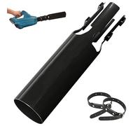 Amplificateur De Flux D'air Pour Souffleur De Feuilles, Booster D'air De Souffleur De Feuilles, Extension De Buse Turbo Qui Augmente La Vitesse Et La Puissance Pour Le Nettoyage De La Cour black