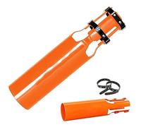 Amplificateur de flux d'air pour souffleurs de feuilles, accessoire cyclonique à haut débit, extension de buse turbo, augmente la vitesse et la puissance, accélérateur de flux d'air pour les débris de