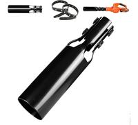 Amplificateur De Flux d'air pour Souffleurs Feuilles, Accessoire Cyclonique À Haut Débit, Extension Buse Turbo, Augmente La Vitesse Et Puissance, Accélérateur pour Les Débris(Black,3pcs)