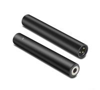 Amplificateur de gain de préampli pour microphone, canal unique en ligne avec amplification de 28 dB pour utilisation dynamique pour microphone et carte son (noir)