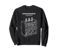 Amplificateur de Guitare à Tube à Vide Vintage Art Musique Tech Graphic Sweatshirt