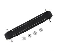 Amplificateur de guitare pour manche en cuir 210 mm Remplacement avec vis Guitare (noir)
