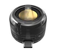Amplificateur de haut-parleur portable 5x | PP + électronique, 4,1 x 4,1 x 3,4 cm, 45 g | Amplificateur de son Plug & Play pour téléphone, guitare et télévision | Amplificateur audio compact pour fête