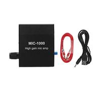 Amplificateur de Microphone MIC-1000, Petit Préamplificateur de Microphone pour Podcasting, Enregistrement en Streaming, Interface 3,5 mm