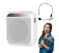 Amplificateur de microphone personnel, haut-parleur vocal rechargeable pour salle de mplificateur de casque filaire léger pour l'enseignement, le coaching, les visites, les réunions, la prise
