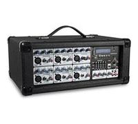 Amplificateur de mixage musical amplifié Soundlab P648WP - 120W avec 6 canaux et lecteur multimédia graphique et effets