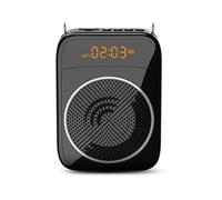 Amplificateur De Parole Portable 15W, Microphone Filaire, Audio, Haut-parleur Compatible, Guide L'enseignant Et L'instructeur pour l'enseignement(Zwart)