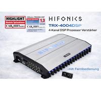 Amplificateur de processeur de son DSP 4 canaux HIFONICS TRX-4004DSP avec...