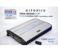 Amplificateur de processeur de son DSP 5 canaux HIFONICS TRX-5005DSP avec...