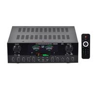 Amplificateur de Puissance 1300 W, Bluetooth 5.2, stéréo 7 canaux avec écran LCD, télécommande, entrée USB/SD/MIC, for Caisson de Basses, Home cinéma, karaoké