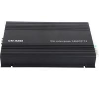 amplificateur de puissance audio 4x70W 4 canaux 12V noir en alliage d'aluminium pour voiture Amplificateur stéréo Hi-Fi de voiture