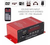 Amplificateur de puissance Audio de voiture Bluetooth Universel",G8 2CH,"Support de lecteur Radio FM SD/USB/DVD/MP3 avec t¿¿l¿¿commande
