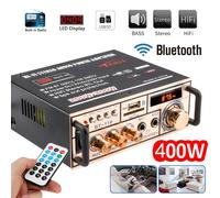 Amplificateur De Puissance Audio Hifi Lcd Numérique Bluetooth, Pour Voiture, Basse, Home Cinéma, Haut-Parleur, Prend En Charge Fm, Usb, Sd