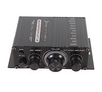 Amplificateur de Puissance Bluetooth 5.0 AK-160BT, Amplificateur Audio Numérique Stéréo 12 V à 2 Canaux, Amplificateur de Puissance D'autoradio 20 Hz à 20 KHz pour la Maison de