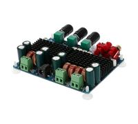 Amplificateur De Puissance Double Canal 2x50w + New-Tpa3116 W 100, Panneau D'amplificateur De Puissance De Subwoofer Numérique Dc 12v-26v 2.1