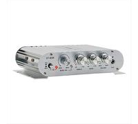 Amplificateur de puissance HiFi 2.1 canaux ST-838, 80 W x 2, stéréo, avec sortie subwoofer, blanc.