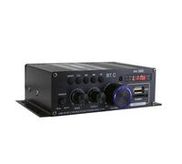 Amplificateur de puissance HiFi 40w x 2 basses, lecteur de musique, Radio FM, stéréo, maison, voiture, Audio numérique, 12V
