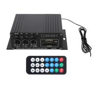 Amplificateur de puissance HiFi domestique en alliage d'aluminium 12 V avec télécommande compatible avec divers appareils