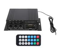 Amplificateur De Puissance Hifi Domestique En Alliage D'aluminium 12v, Avec TéLéCommande, Compatible Avec Divers Appareils NuméRiques