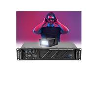 Amplificateur de puissance IBIZA SOUND AMP800-MKII professionnel de 2x600W sorties Speakon - Mini Strobe inclus