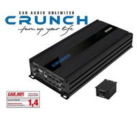 Crunch GTO3750 Ampli auto 2 canaux 1000 W Réglage volume/basses/aigus adapté pour (marque automobile): Universal