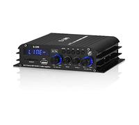 Amplificateur de Puissance numérique Bluetooth HiFi 4.0 canaux pour ampli Audio Basse Maison/Voiture