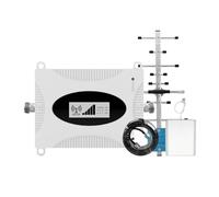 Amplificateur De Signal Cellulaire 4G B28 700 MHz LTE AGC, Répéteur Mobile, Voix Et Données Couverture plus large(9dbi antenna set)