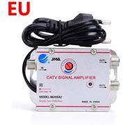 Amplificateur de signal d'antenne TV numérique,répartiteur de télévision par câble,amplificateur 20dB,équipement domestique,45MHz à 860MHz,prise UE,220V - Type 1 in 2 out EU Plug