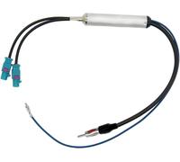 Amplificateur De Signal D'Autoradio Universel 12V Antenne Fm/Am/Dab +/ Dab Radio Avec Din Plug Double Fakra Z Plug Adaptateur Pour Voiture Camion[X518]