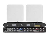 Amplificateur de signal de microphone sans fil, distribution d'antenne UHF, 16 canaux, montage mural, fréquence de fonctionnement 450-970 MHz, idéal pour scène et spectacles en direct