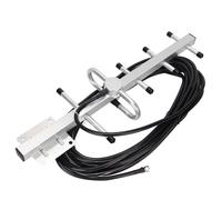 Amplificateur De Signal De TéLéPhone Portable Mini Gsm980, 5 UnitéS, CâBle De 10m, Petite Antenne (HôTe TêTe F) 110240v (Prise AméRicaine)