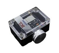 Amplificateur de signal FM en ABS de type C - Multifonctionnel - Gain d'antenne FM - 0-30 dB - Double alimentation réglable pour radio jambon et écoute à ondes courtes
