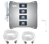 amplificateur de signal mobile 4 bandes, support 2G/3G/4G, force du signal améliorée, installation facile ,
