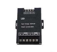 Amplificateur de signal RVB, 360 W 30 A, pour amplificateur de bande LED, entrée CC 5 V-24 V avec sortie canal de 10 A, boîtier en métal compact pour contrôle d'automatisation industrielle