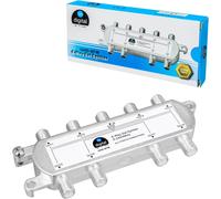 Amplificateur de signal satellite-Kit diviseur avec fiches F plaquées or..[B19]