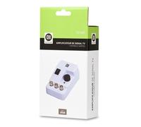 Amplificateur de signal TV D2 Diffusion 30 dB - 1 entrée / 2 sorties 9,52 mm
