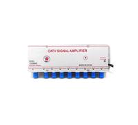 Amplificateur de Signal TV par Câble Analogique/Numérique 220 V 30 DB 1030MK8 (1 Entrée, 8 Sorties) - Prise UE