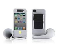 Amplificateur de son iPhone 4 Blanc pour Vélo Bone Collection BLANC G