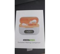 Amplificateur de son personnel intelligent, design semi-intra-auriculaire léger, réduction intelligente du bruit, démarrage sans commentaires, réglage du volume tactile, idéal pour améliorer l'écoute