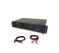 Amplificateur de sonorisation 2 x 600W - Ibiza Sound AMP800-MKII + Cable RCA + PC