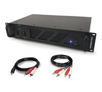 Amplificateur de sonorisation - 2 x 800W - Ibiza Sound AMP1000-MKII + Cable RCA + PC