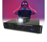 Amplificateur de sonorisation professionnel Ibiza Sound AMP2000-MKII de 2x1500W - Mini Strobe inclus