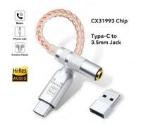 Amplificateur de téléphone de sauna HiFi, adaptateur de type C vers 3.5mm, 32b, 384 ENTER, décodeur audio, médailles IEM pour iPhone15, convertisseur Samsung, CX31993 CX31993 MAX97220
