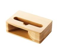 Amplificateur de téléphone - Dock d'enceintes de bureau | Booster de son en bois naturel pour un son plus fort et des appels clairs | Booster acoustique passif pour
