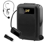 Amplificateur de Voix, Amplificateur vocal 12W 2200mAh, haut-parleur vocal Portable multifonctionnel compatible Bluetooth