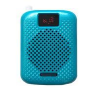 Amplificateur de Voix, Amplificateur Vocal, Haut-parleur Mégaphone, Microphone For L'enseignement, Guide Touristique, Promotion Des Ventes(Blauw)
