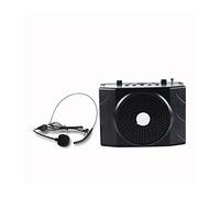 Amplificateur de voix, Amplificateur vocal Mp3 Guide touristique du promoteur d'enseignement numérique de la ceinture de joueur Hold Hold Mini Sound Sound Outdoor Verdspeaker(Zwart)
