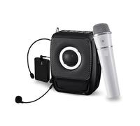 Amplificateur de Voix, Amplificateur Vocal Portable 25W For Enseignants, Mégaphone Avec Microphone Sans Fil, Haut-parleur Étanche