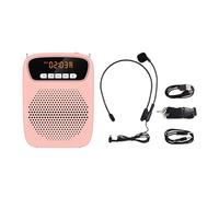 Amplificateur de voix avec microphone rechargeable 2200 mAh pour l'enseignement et le guidage de groupe