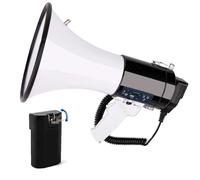 Amplificateur de Voix, Haut-parleur de mégaphone de Modes d'alarme de sirène vocale de Bullhorn de contrôle de Volume portatif